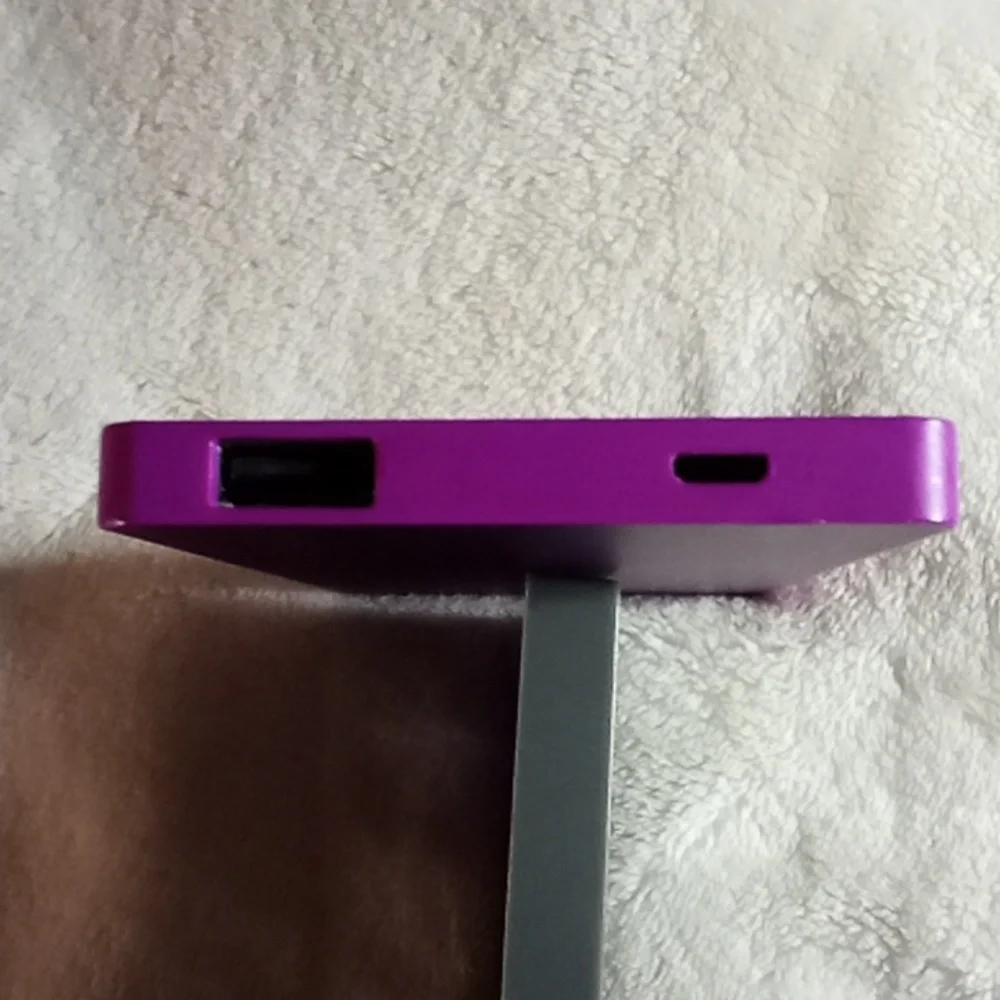 Mophie Violet Portable Charger EUC PURPLE